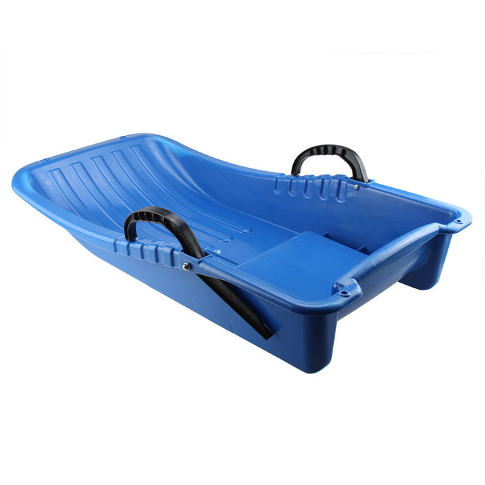 wadeo Winter Durable Plastic Snow Sled Boat Shape Snow Sledge Outdoor for Kids
