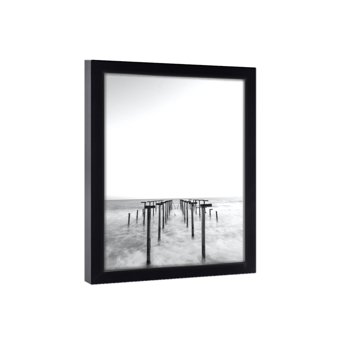 17x4 PIcture Frame Black Wood 17x4 Picture or poster print