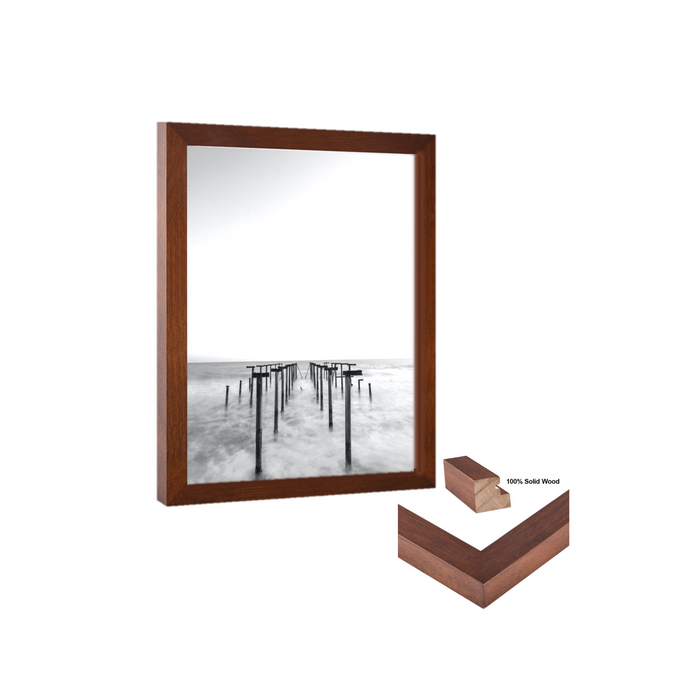 17x5 PIcture Frame Black Wood 17x5 Picture or poster print
