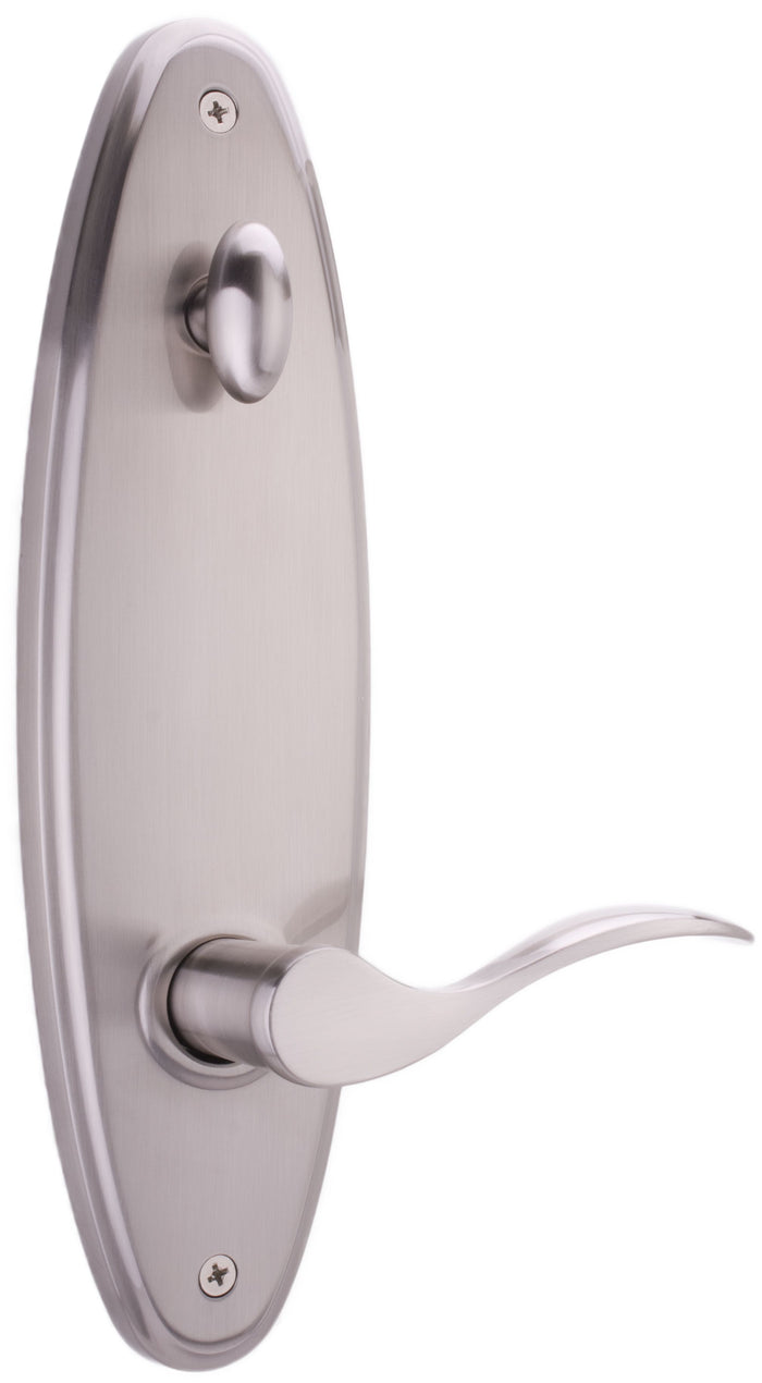 Weslock Bordeau Interior Interconnected Handleset Trim for Stanford with Adjustable Latch and Round Corner Strikes Weslock