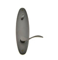 Weslock Bordeau Interior Single Cylinder Handleset Trim for Stanford with Adjustable Latch and Round Corner Strikes Weslock
