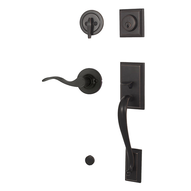 Weslock Mercy Single Cylinder Handleset with  New Haven Lever Weslock