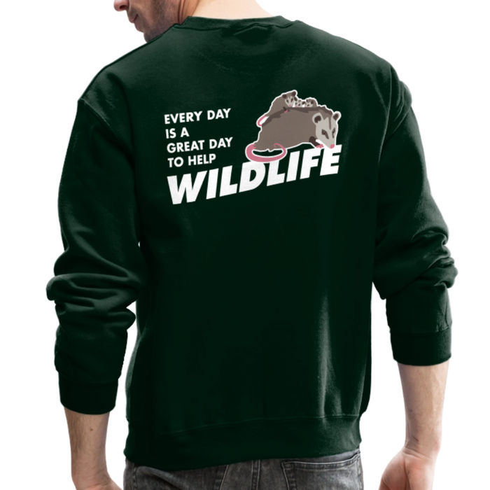 WHS Wildlife Crewneck Sweatshirt - forest green