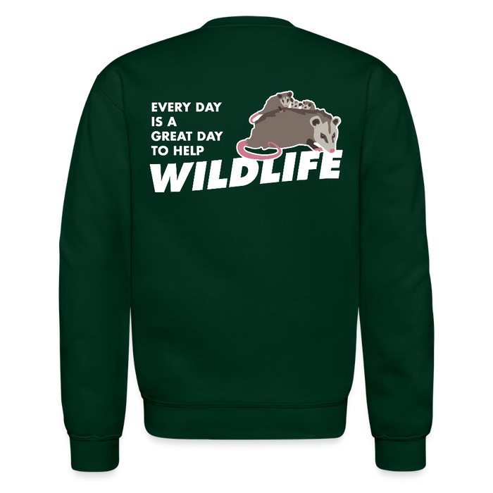 WHS Wildlife Crewneck Sweatshirt - forest green