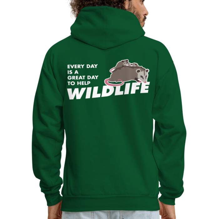 WHS Wildlife Hoodie - forest green