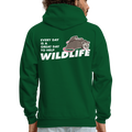 WHS Wildlife Hoodie - forest green