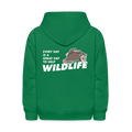 WHS Wildlife Kids' Hoodie - kelly green