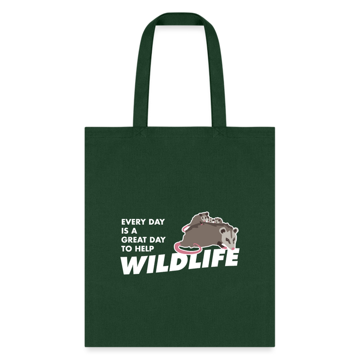 WHS Wildlife Tote Bag - forest green