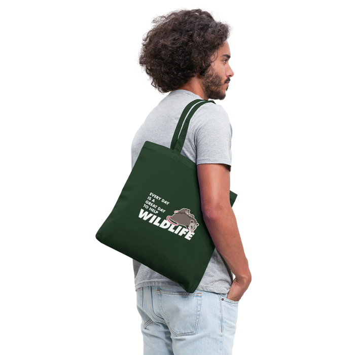 WHS Wildlife Tote Bag - forest green