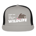 WHS Wildlife Trucker Cap - gray/black