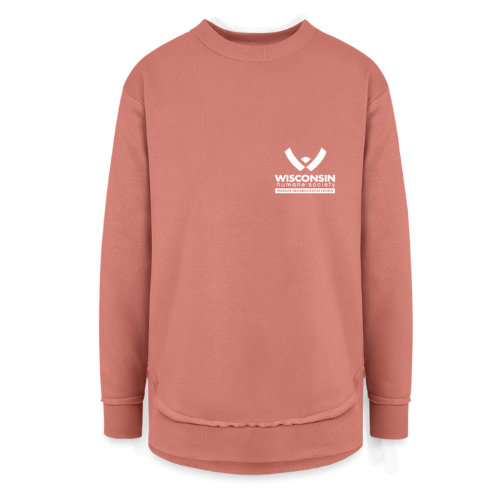 WHS Wildlife Weekend Tunic Fleece Sweatshirt - mauve