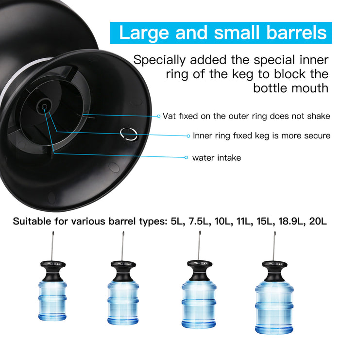 Wireless Electric Pump Outdoor Water Bottle Pump Dispenser Drinking USB Charging