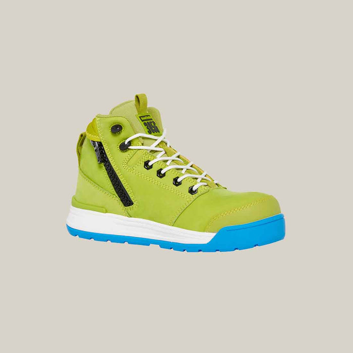 Hard Yakka 3056 Women's Safety Boots in Wasabi | Women's Green Safety Boots