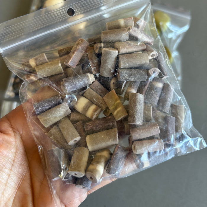 Wood Bead Bundle: Coconut Bamboo Tropical Jewelry Making