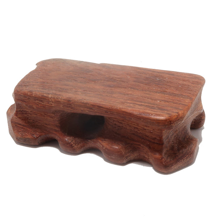 Wood Charger Rosewood Display Stand for Clusters Stones