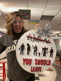 You Should Leave Wooden Door Hanger