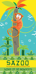 Zoo Monkey Single Vinyl Banner Dekra-Lite